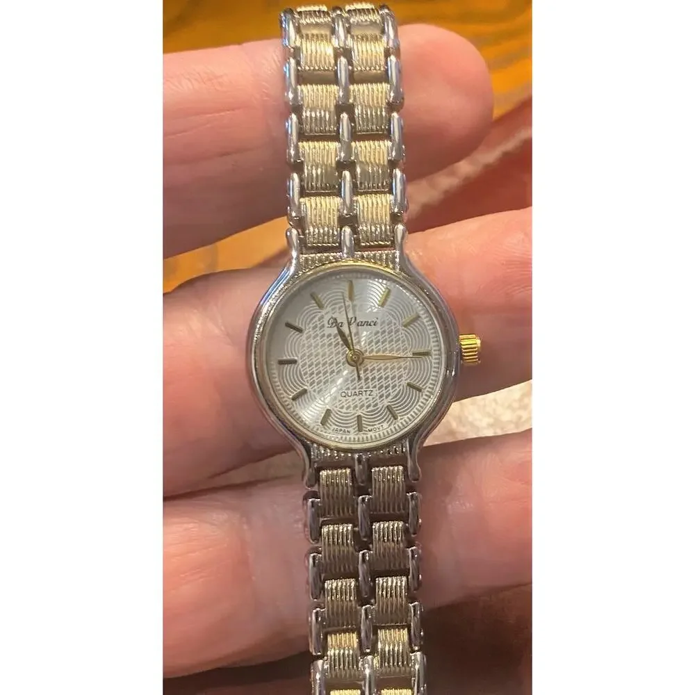 Women's 22mm Da Vanci Watch, New York/Paris/London, Two Tone